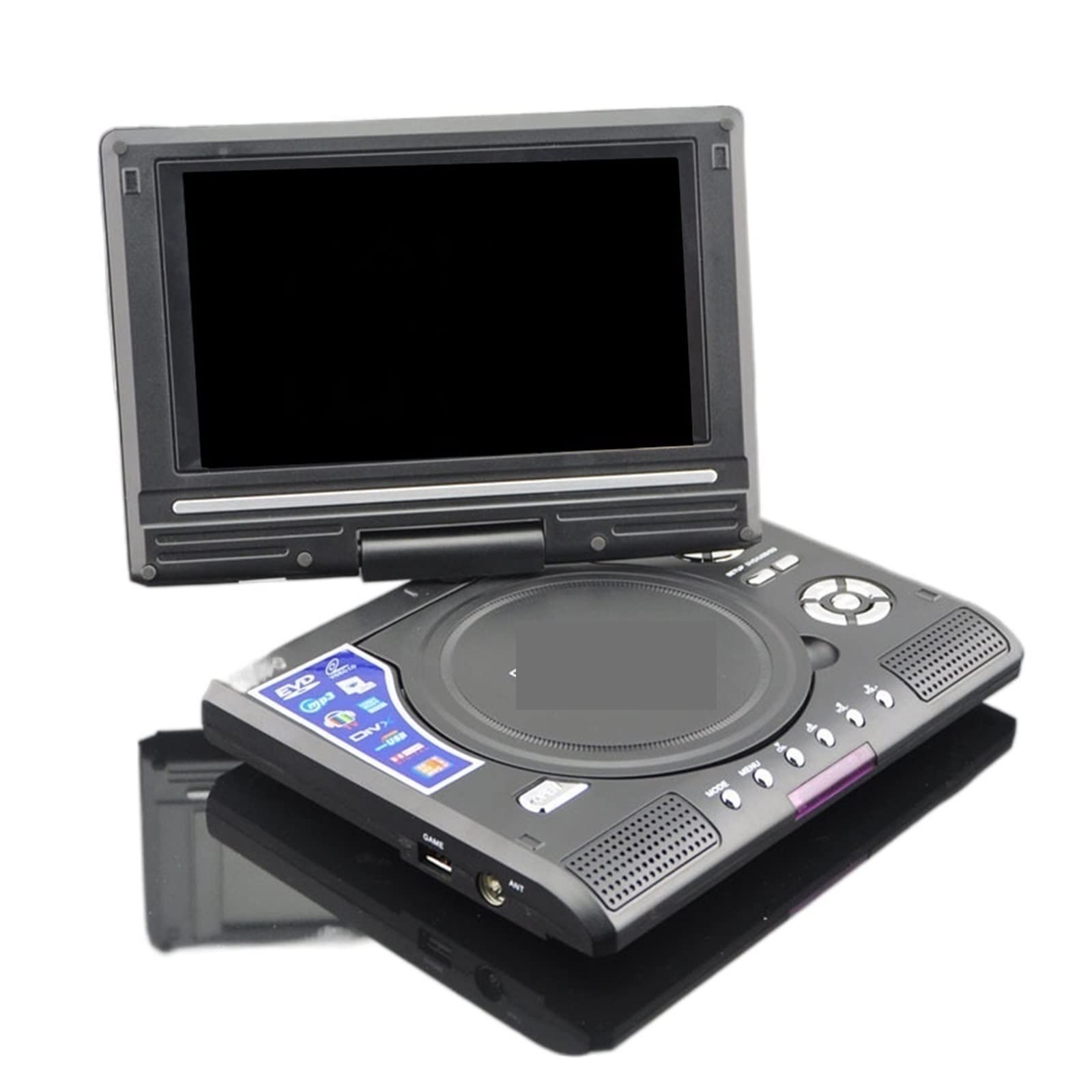 Mini lettore DVD Lettori CD da 7,8 pollici Digital Smart TV tavolo con telecomando Teatro viaggio portatile per auto e bambini