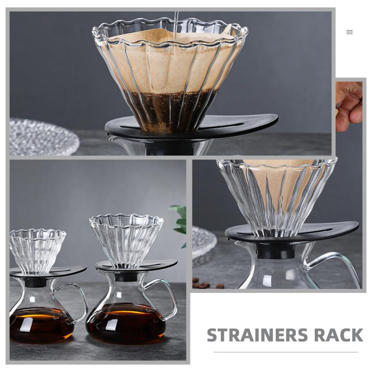 CIYODO Coffee Dripper Funnel Reusable Coffee Filter for Daily Use Compact Design for Pour-over Brewing Lightweight Construction