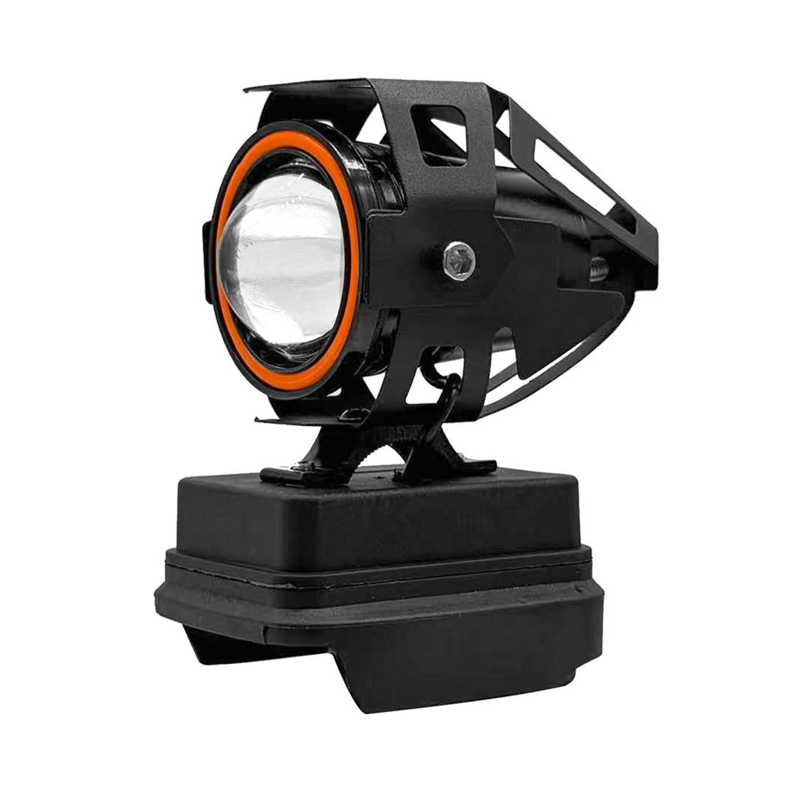 FROMCEO Type Utility Light Bright 21V Flashlight 297g Portable Light Metal Texture for Camping and Home Use Permanent Construction Flashlight