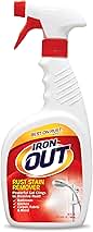 Iron OUT Rust Stain Remover Spray Gel, Remove Rust Stains in Bathrooms, Kitchens, Laundry, and Outdoors, Made in the USA, 24 Ounces