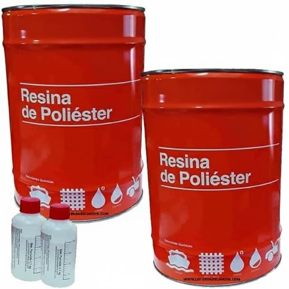 Résine polyester Suinga 10 kg pour réparer les fuites de piscine et fissures de voiture
