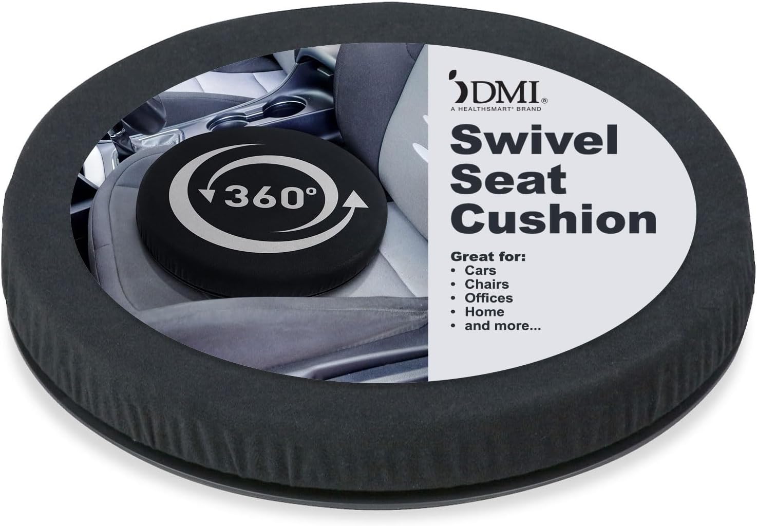 Dmi Black Swivel Cushion