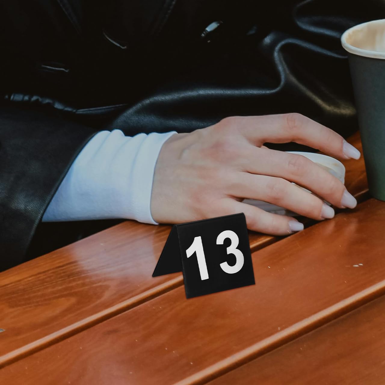 BESTYASH 20 numeri da tavolo double face in acrilico, 1-20 numeri da tavolo per ristoranti e matrimoni, segnaposto numerati per eventi