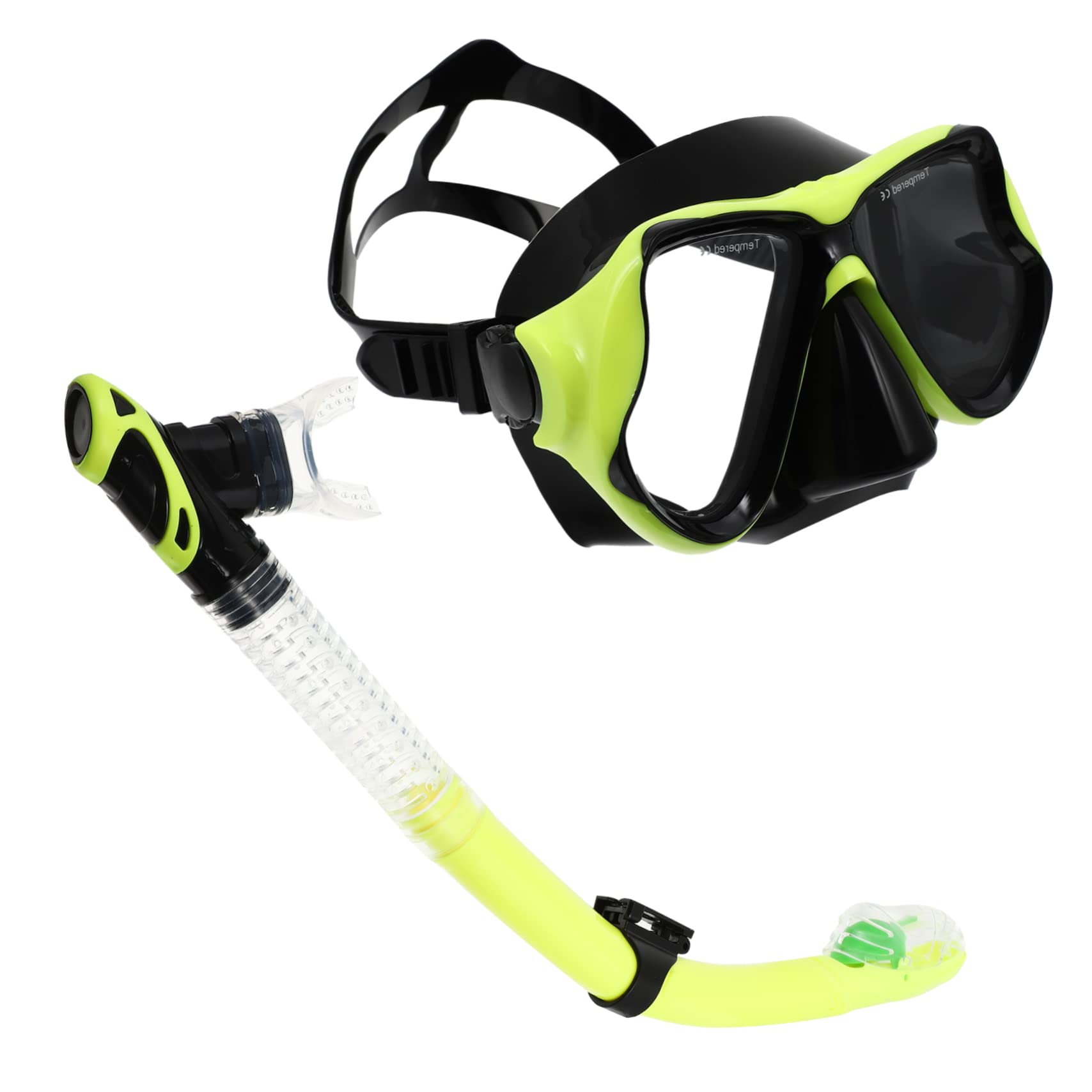 KOMBIUDA 1 Set Adult Snorkeling Mask Snorkel Set for Adults Snorkeling Goggles and Fins Leakproof and Comfortable Lightweight and Compact