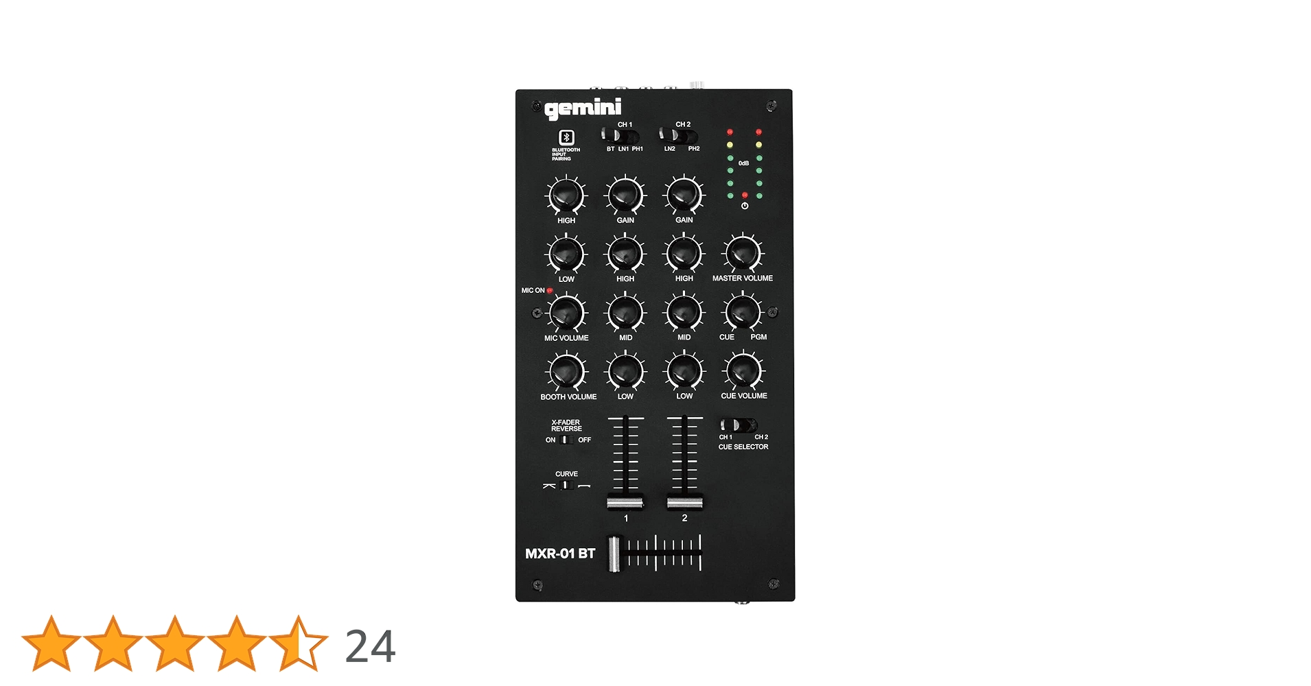 【美品・初心者にも最適】gemini MXR-01 BT DJミキサー Gemini Sound MXR-01BT Gemini Audio Equipment MXR-01BT 2