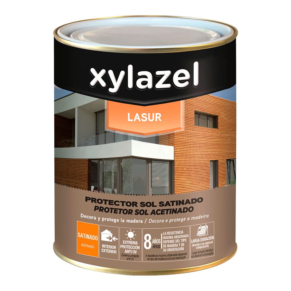 Xylazel M57940 - S lasur sat incoloro protector de madera 750 ml