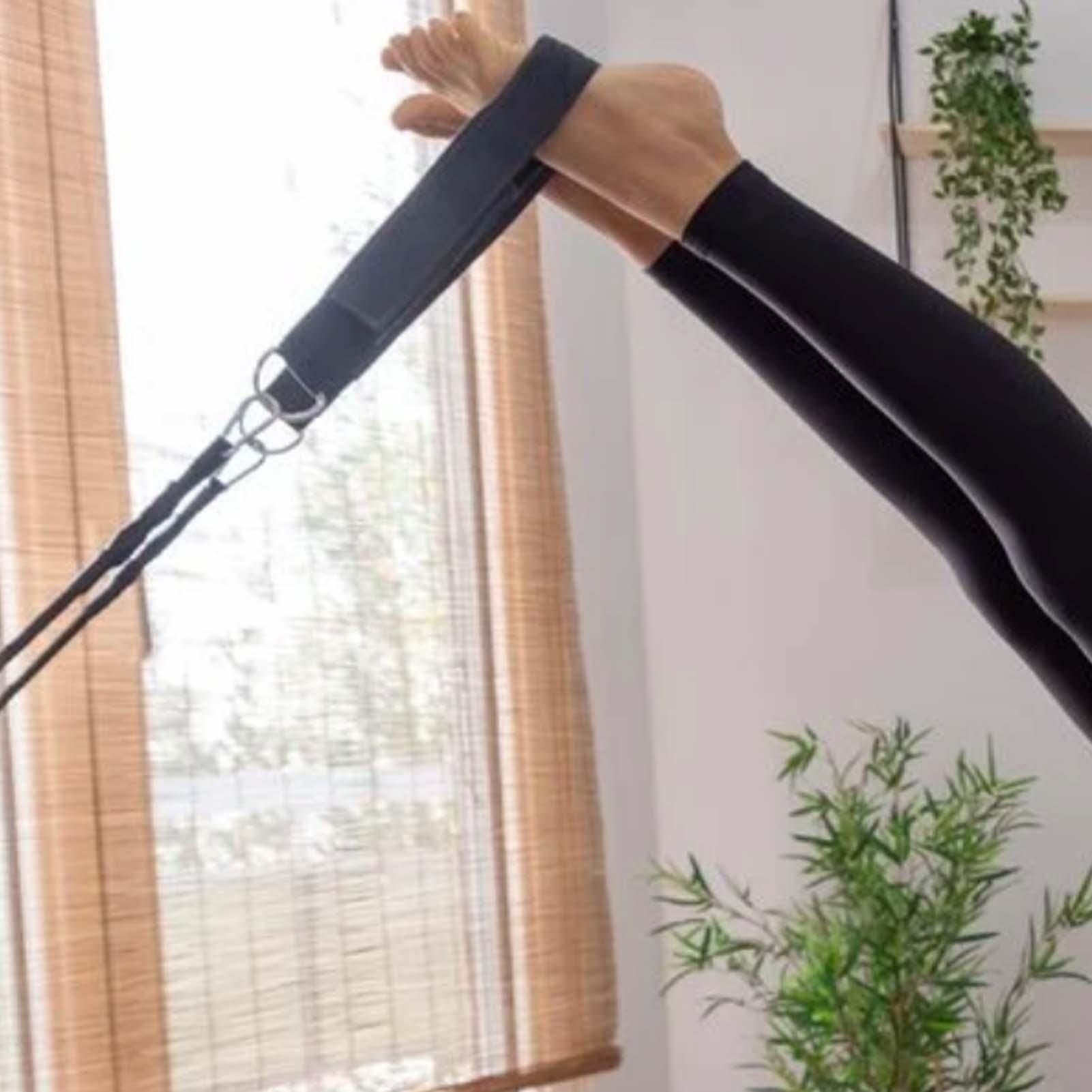 Correas Doble Lazo Para Pilates Reformer: 2 Longitudes, Cambio Rápido Entre Manos Y Pies - Algodón Y Polipropileno Resistentes