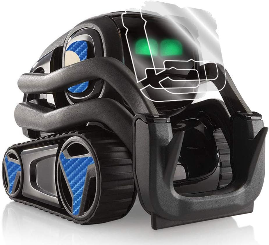 IPG for Vector Robot Face Screen Guard Decoration KIT Include Wheels&Body Set 7 Units Decals with 2 Units Screen Protector (Blue Carbon)