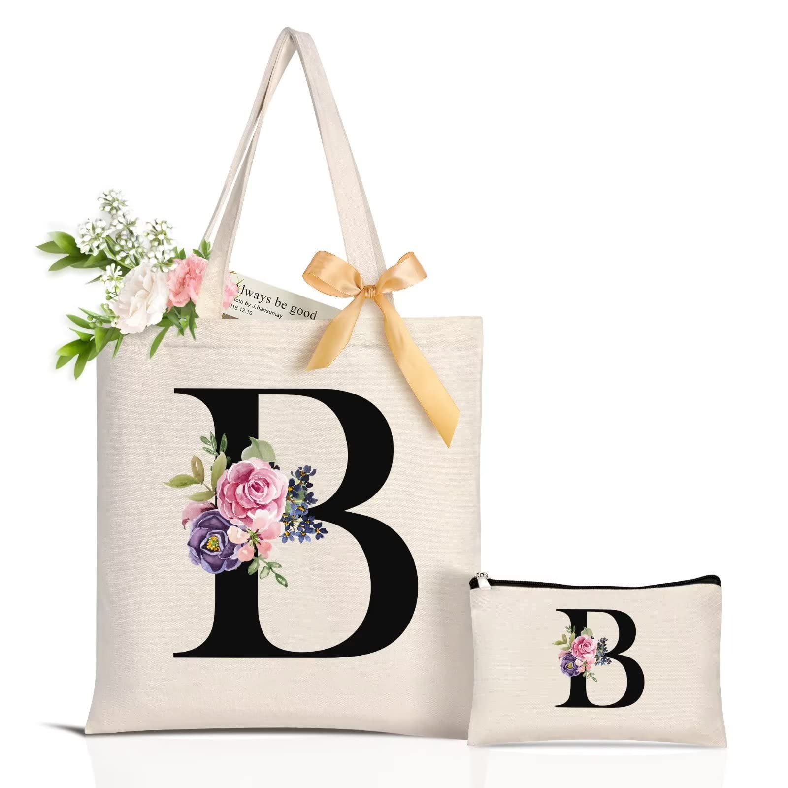 AUNOOLFloral Tote Bags