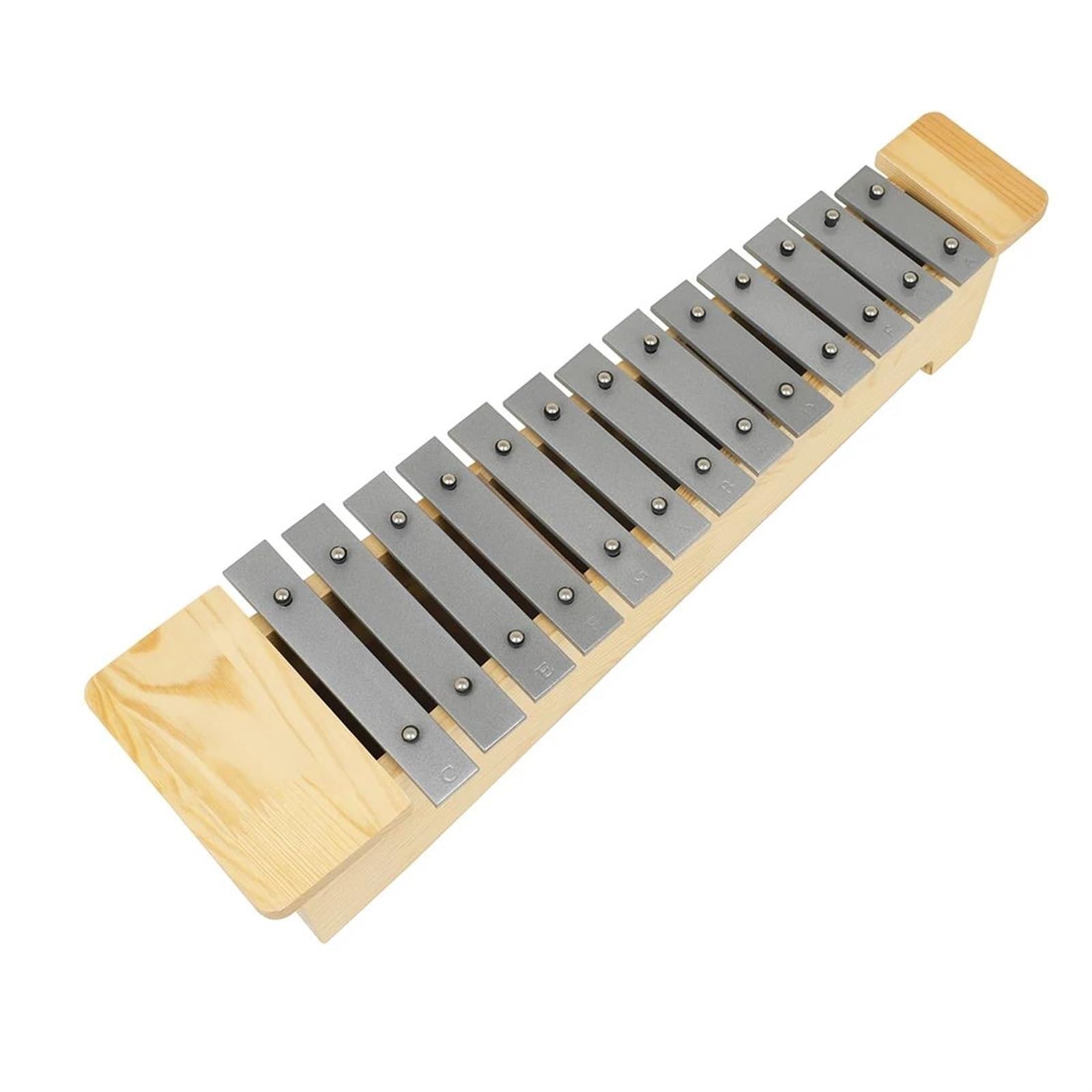 Ksylofon Profesjonalny Instrument Perkusyjny 13 Klawiszy Metalowy Instrument Muzyczny Ksylofon