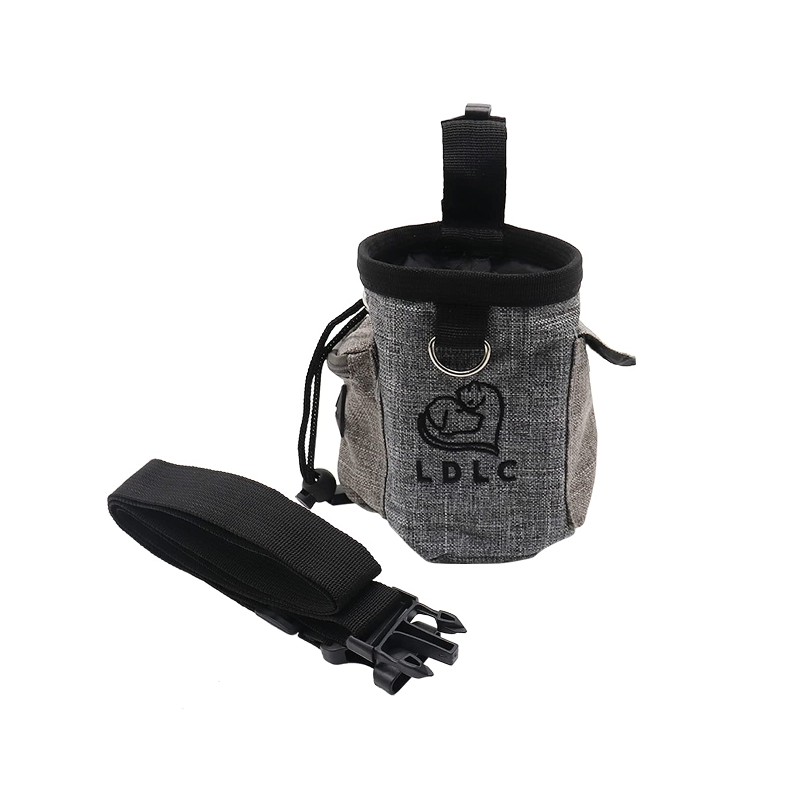 ValueHall Bolsa de Comida para Perros Portátil Bolsa Premios Perro Extraíble Bolsa para Golosinas para Mascota Bolsa de Entrenamiento para Perros con Cinturón y Correa para el Hombro V11B09