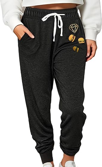 Women Baggy Sweatpants with Pockets Lounge Womens Pajama Pants Female Trouser