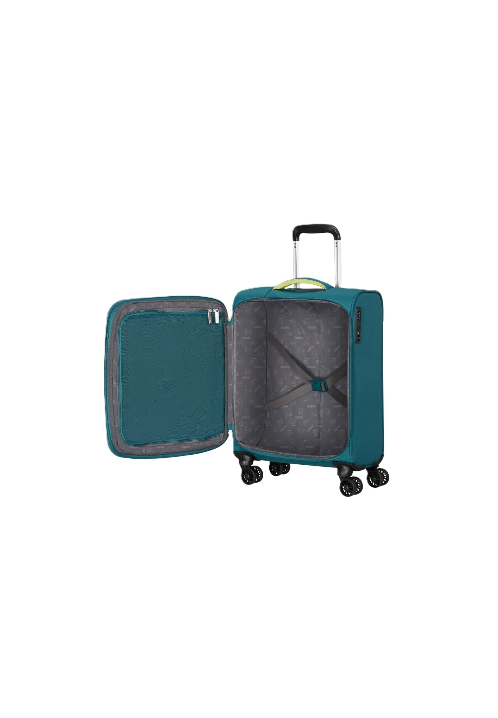 American Tourister carrello Cloudrider Spinner Exp. TSA Misty Teal petrolio