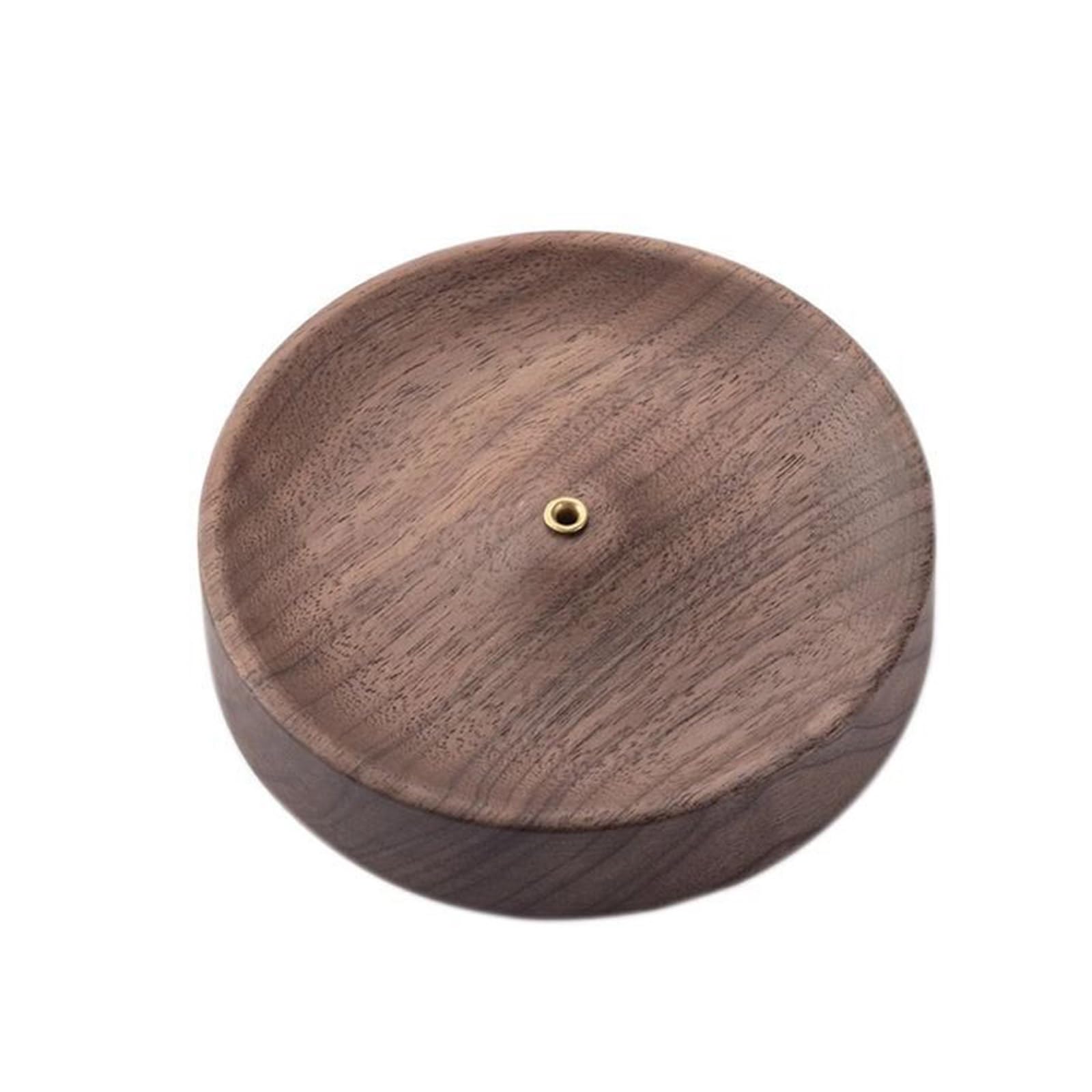 Tsophreniq Wood Round Incenses Stick Holder Aromatherapies Burners Ashes Catcher for Relaxing Meditations Room Base