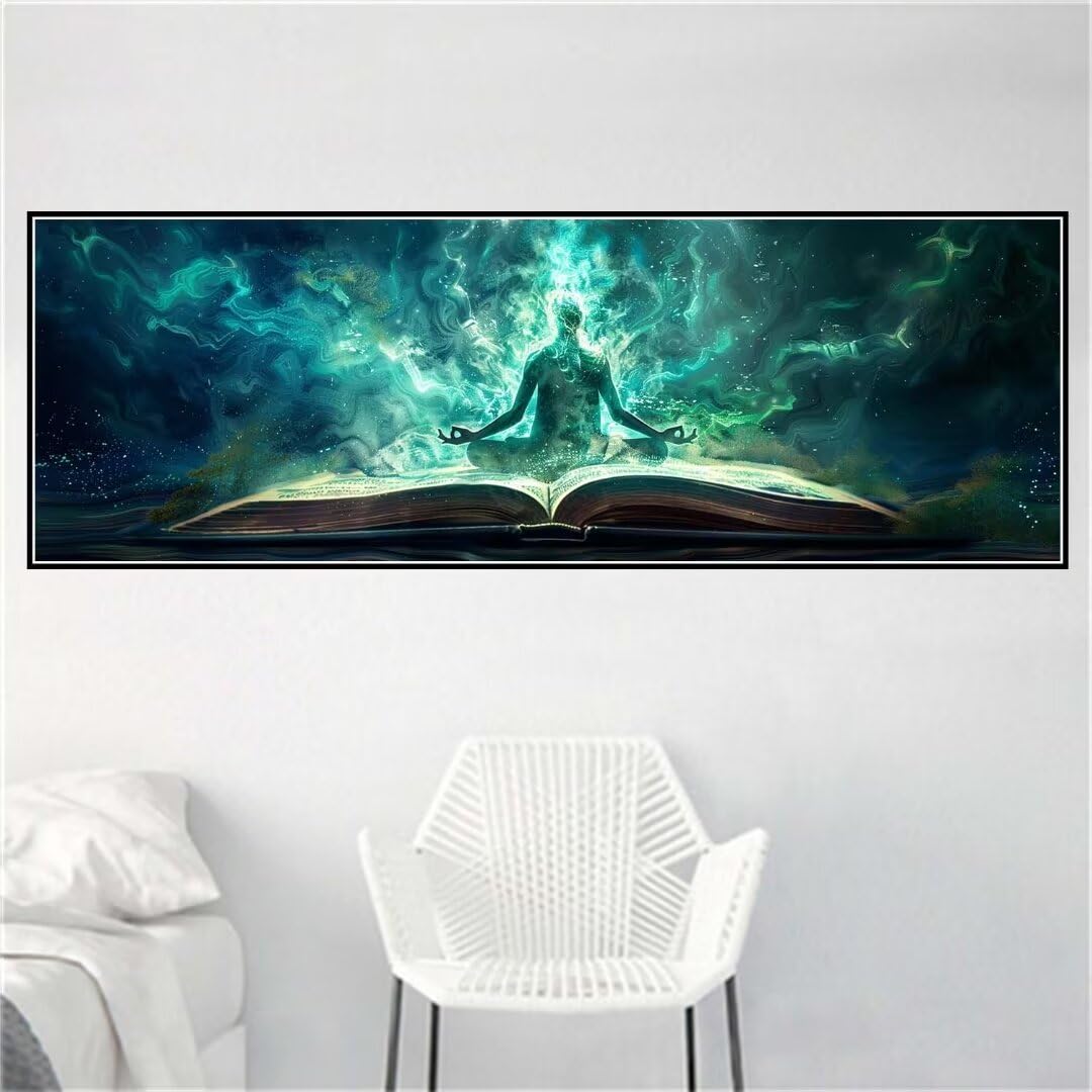 Kit Pittura Diamante 5D - Tela 40x120 Cm, Drill Integrale, Per Decorazioni Casa, Adulti E Bambini