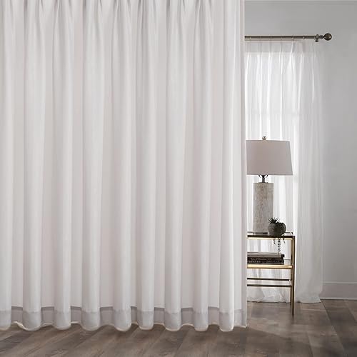 Cortinas plisadas color beige para ventana de 96 pulgadas de largo, 2 paneles de terciopelo de lujo, suave al tacto opaco, privacidad filtran