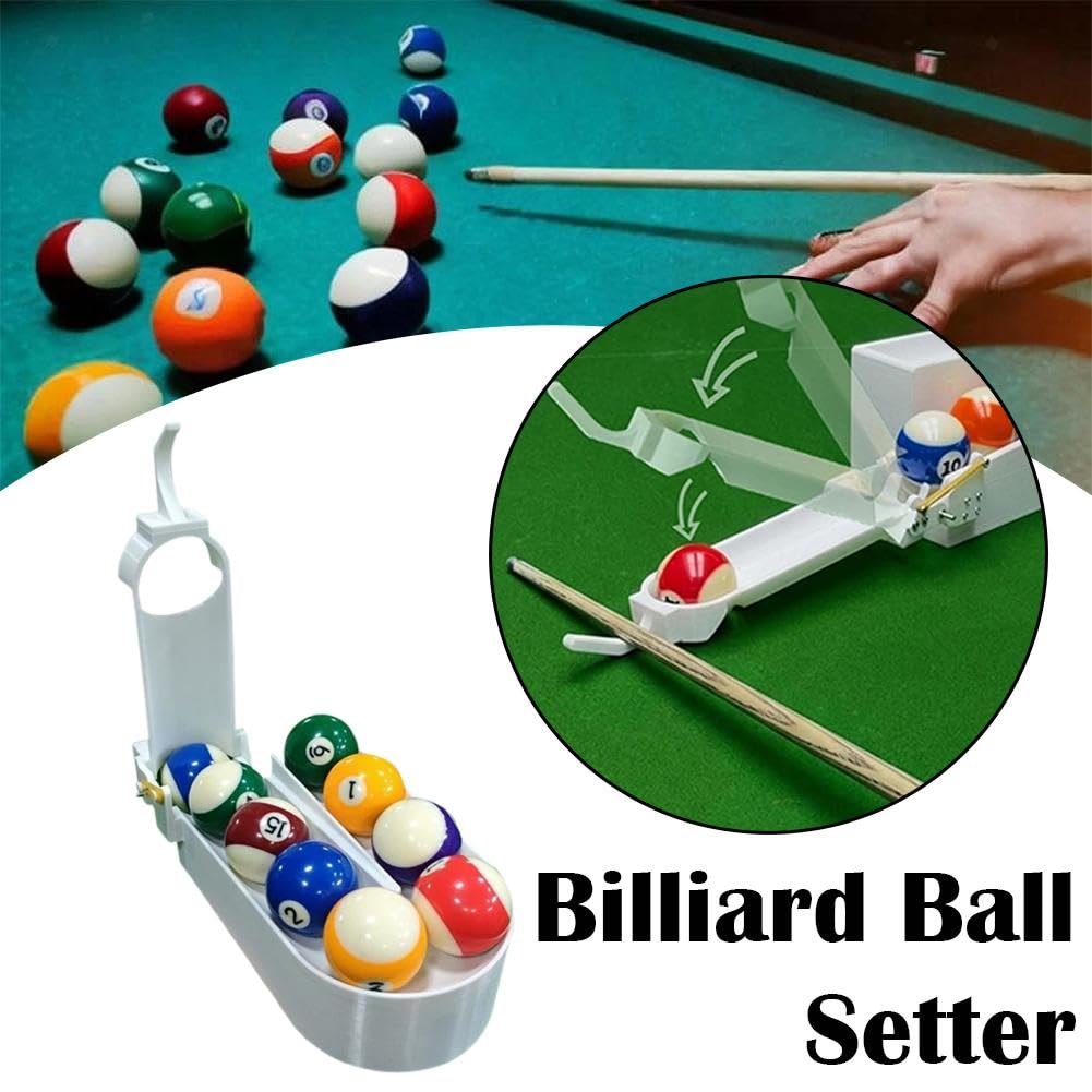Estante de entrenamiento de billar y billar, máquina de entrenamiento manual para pelotas de billar, dispensador de punto fijo de una sola bola, mejora la precisión y el control de tacos, para
