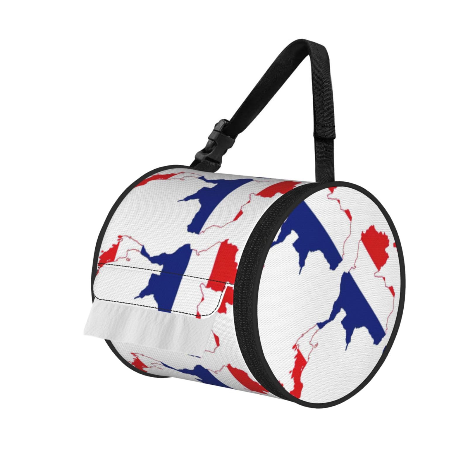 Thailand Flag Map Print Fashion Tissues Organizer Box, Hanging Tissue Holder For Purse Coins For Car Office Daily Outing