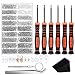 Selizo Eyeglass Repair Kit - Eye Glasses Screw Kit with 6Pcs Small Precision Eyeglass Screwdriver Set, Eye Glass Screws Assortment and Nose Pads for Glasses Repair