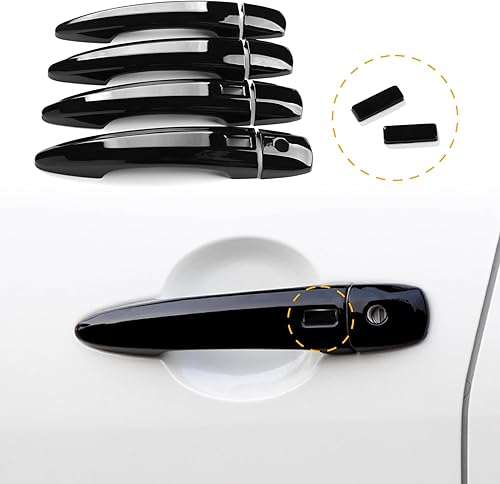 Miniatura 2 de 4 piezas compatibles con Nissan Sentra Altima Rogue 2025 2024 2023 2022 2021 Accesorios para manija de puerta exterior de coche, protector de