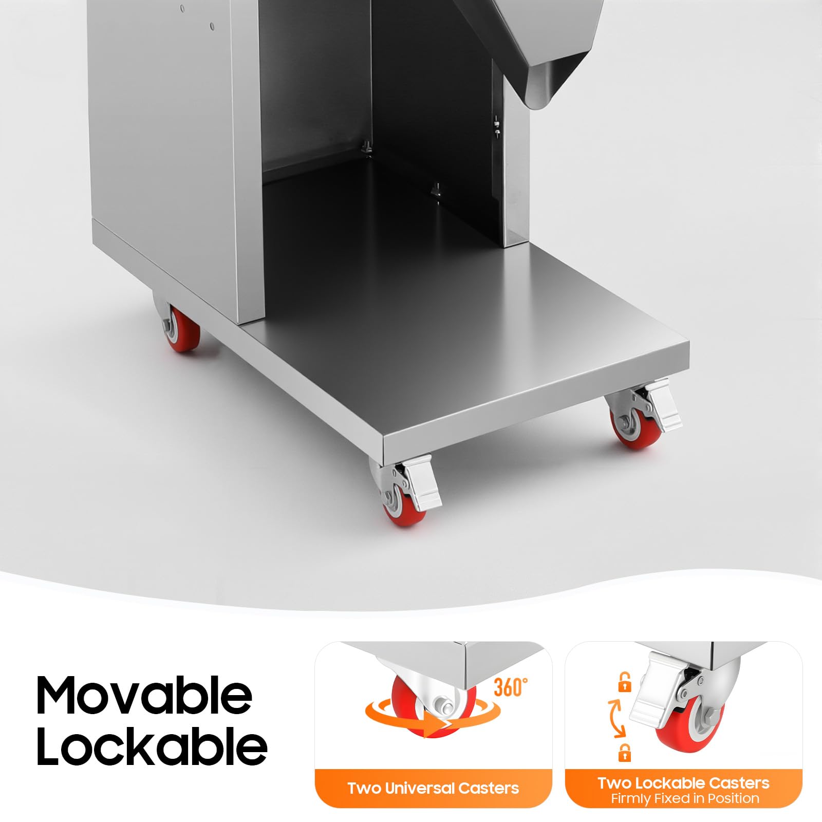 200W Automatische Abfüllmaschine 10-999g (0,02–2,2 lbs), Edelstahl Verpackungsmaschine mit Fußpedal, Dual-Vibrationstechnologie Wiegefüllmaschine für Bohnen Samen Körner Tee