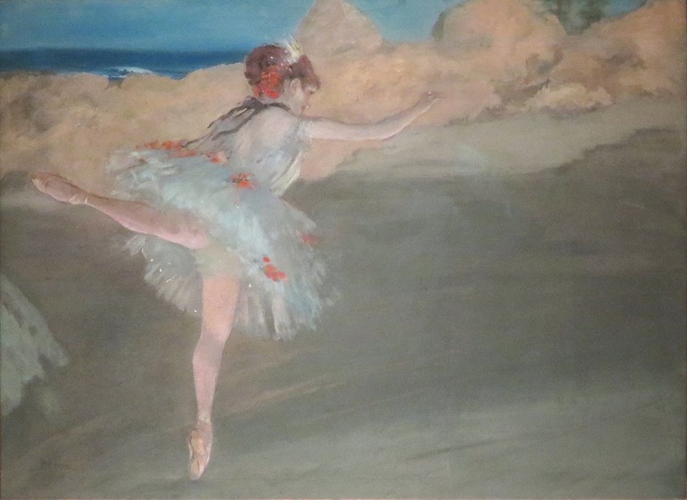 Affiche Degas la danseuse sur pointes pour sublimer votre salon chaleureux