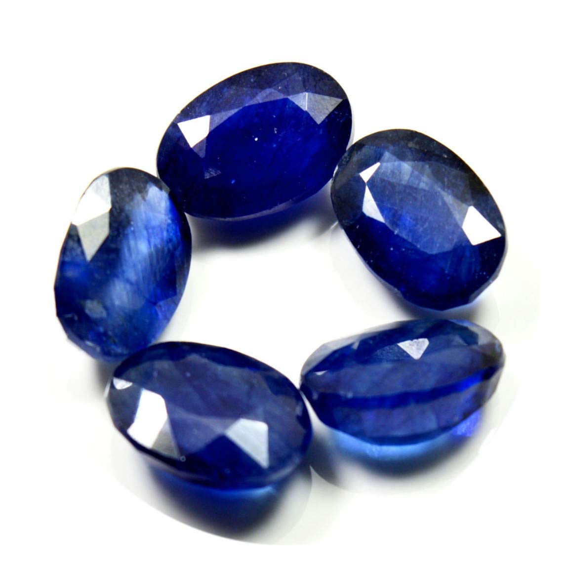 Natural Blue Sapphire Wholesale Rate Total 15 To 60 Carat 5 Pcs ???? ???? Lab Certified Oval Shape Fine Quality Loose Gemstone-image-17