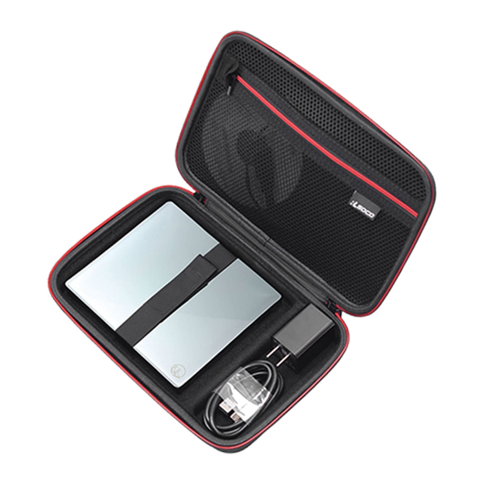 RLSOCO Étui de Transport pour ASUS/Verbatim/Hitachi-LG/HP/LG GP57EB40 Lecteur Externe de CD/DVD avec Chargeur et Plus (Convient aux lecteurs jusqu'à 17cm x 15cm x 3.5cm)