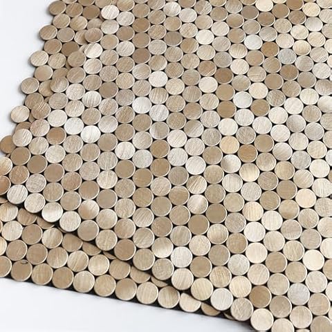 M MOFIT Self Adhesive Penny Round Tiles Cover