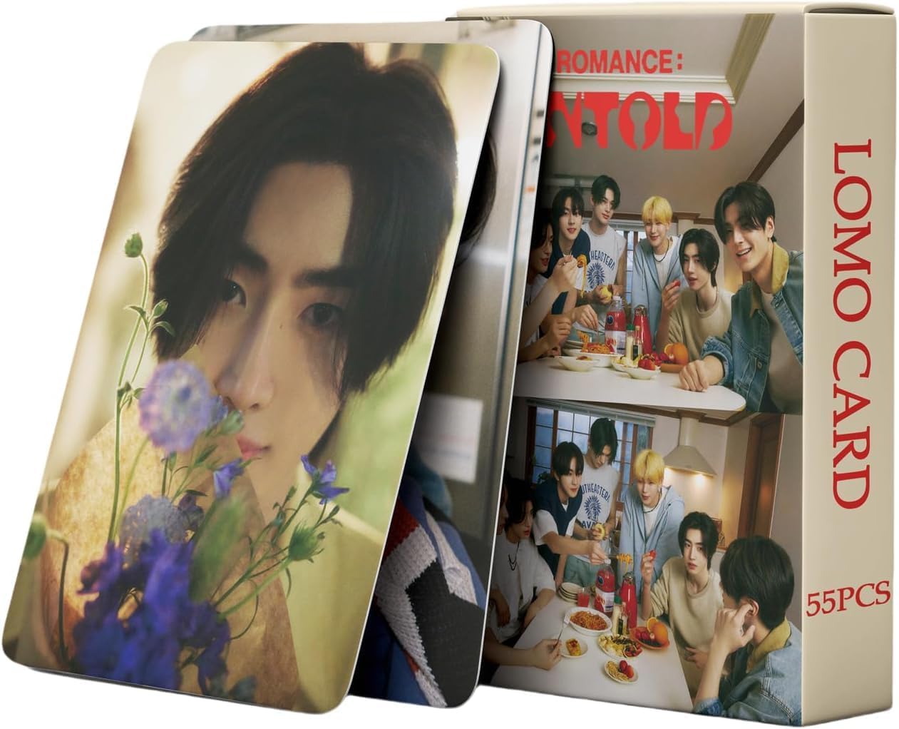 LUYAO 55PCS ENHYPEN UNTOLD Photocard Kpop Lomo Card Photo Card Collection Decorations Gift for Fans Daughter