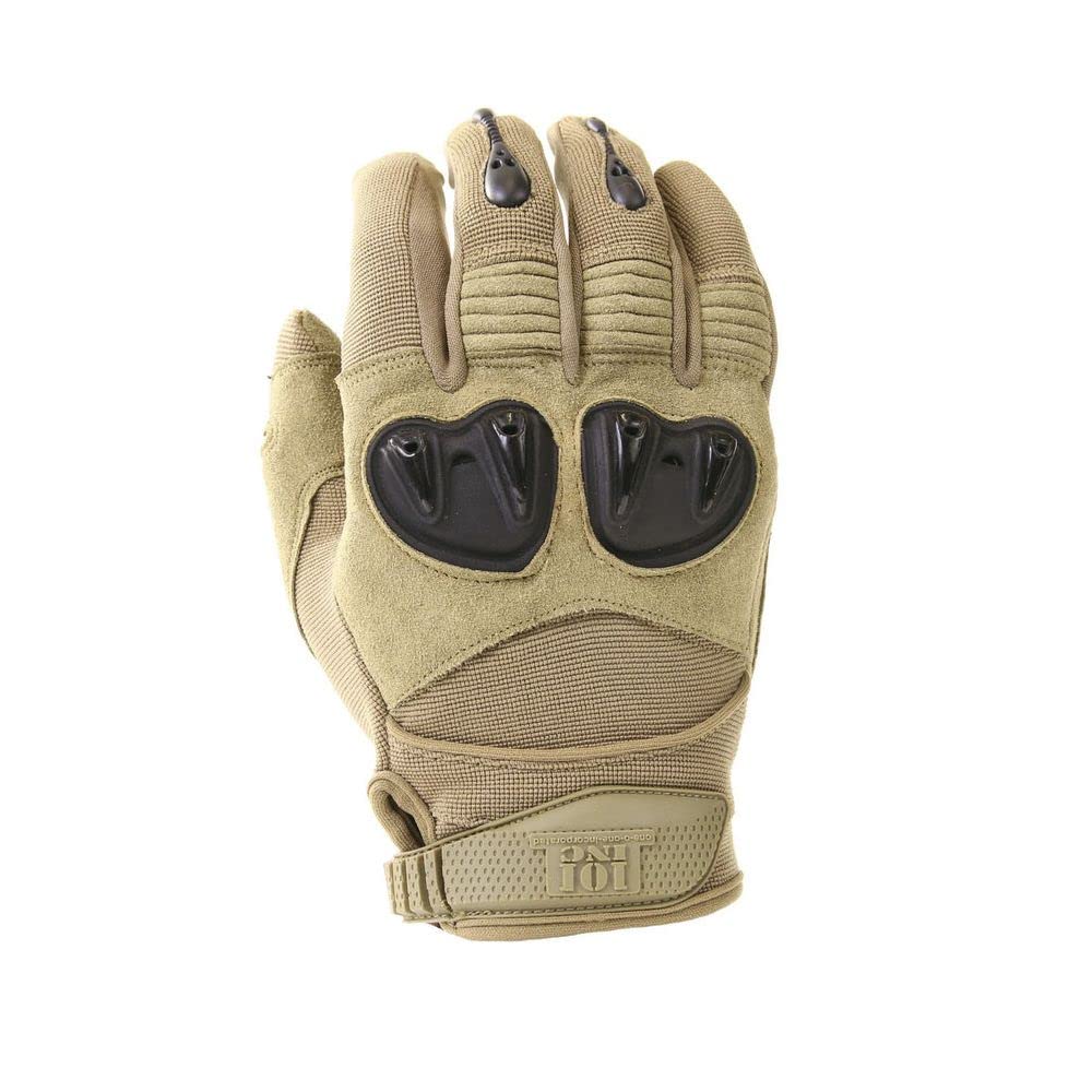 Gants d'intervention Ranger sable parfaits pour le bivouac et l'airsoft en terrain aride