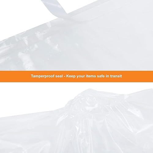 Miniatura 4 de Día de la Madre 11 x 14 pulgadas, 200 bolsas de polietileno transparente autosellantes con advertencia de asfixia para embalaje, camisetas y