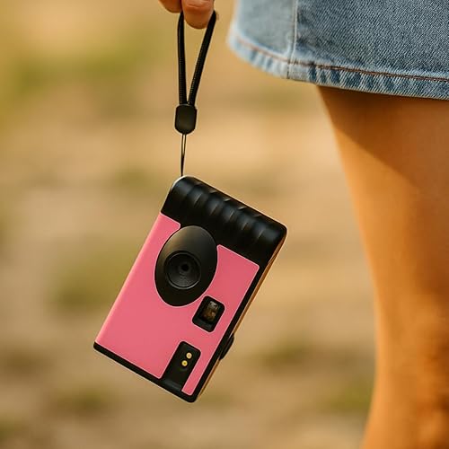 Miniatura 7 de LENSY Cámara digital sin pantalla, cuatro filtros integrados, recargable, 8 mp, ligera, sin enfoque, flash automático, fácil de usar, reutilizable,