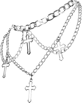 Ｎｏ．318 gunda風 シルバー チェーン 十字架 ネックレス V系 No．318 gunda風 シルバー チェーン 十字架 ネックレス V系 楽天市場