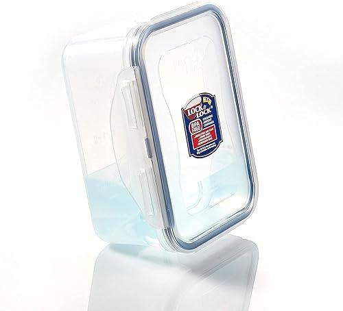 Vista 34 de LocknLock Easy Essentials - Tapas de alimentos/almacenamiento de despensa/recipientes herméticos, sin BPA, cuadrados, 11 tazas para azúcar