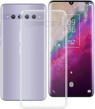Phone Case for TCL 10 Plus 6.47 inch, Shockproof TPU Bumper Shell for TCL 10 Plus, Transparent Soft Silicone Anti-Scratch Phone Cover [ Anti-Yellowing ] - Clear
