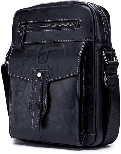 MANNUOSI Torba kurierska Torebki Prawdziwa skóra Moda Top-Handle Messenger Business Portfele