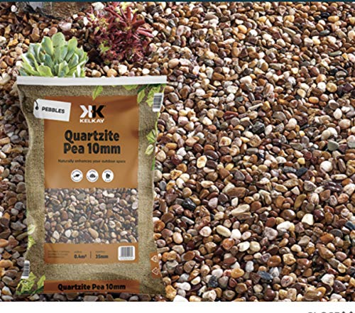 Image of Kelkay 10mm Premium Quartzite Pea Gravel Large Pack