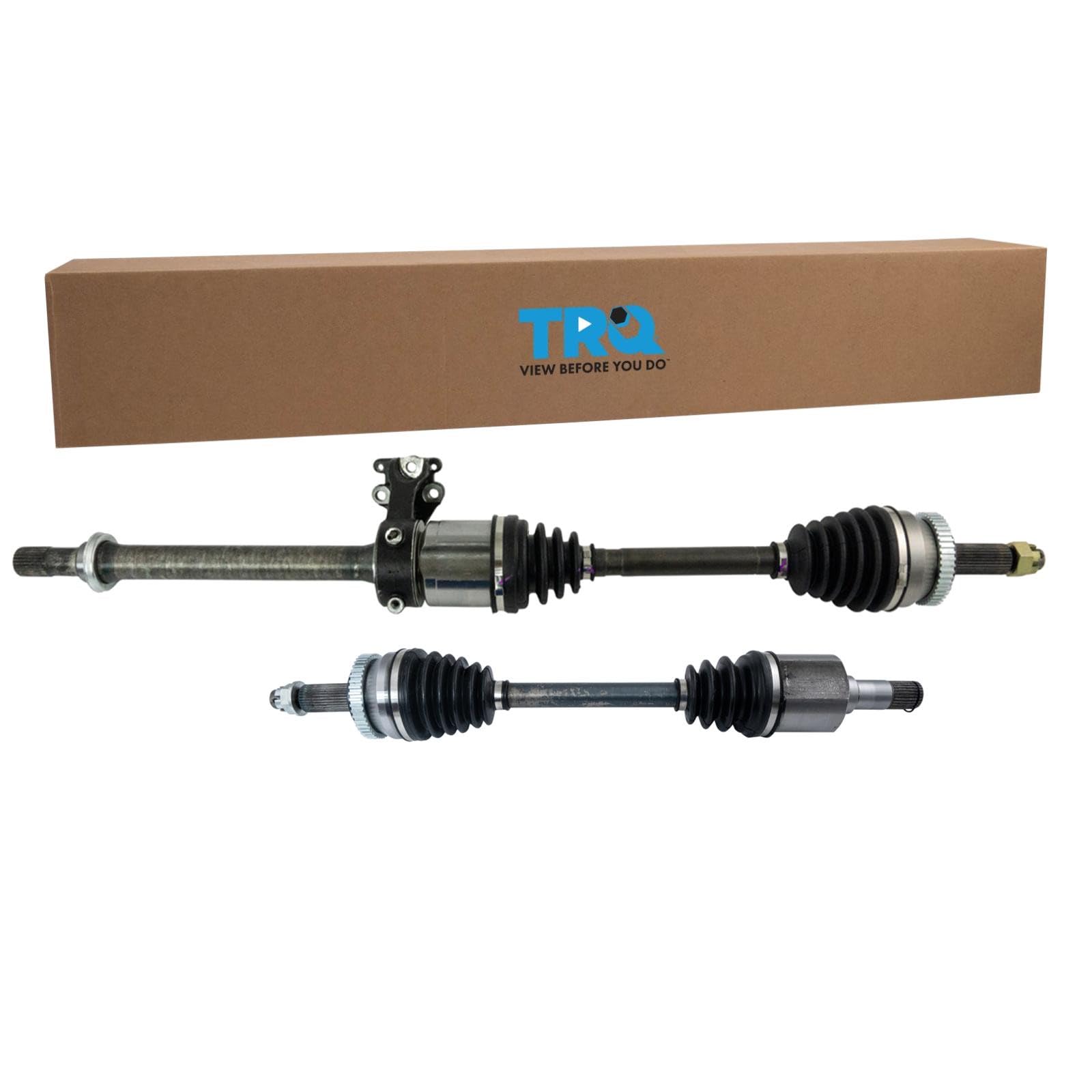 TRQ Front Driver and Passenger Side CV Axle Assembly Set 2 Piece