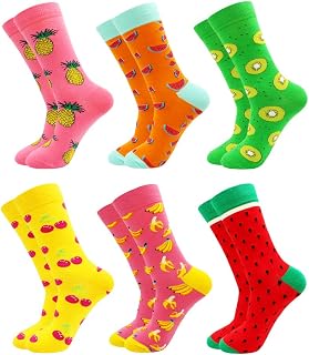 TOEJYJ Women Fun Socks， Colorful Crazy Cool Funny Socks， Pattern Funky Novelty Socks Size 9-11