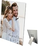 Custom Mate Metal - Custom HD Metal Print from Photo or Art - Add a Template, Photographs, Borders, and Text (Classic Single, 8x10)