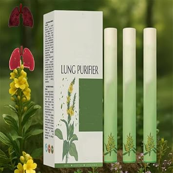 Herbaair Mullein Lung Purifier,Mullein Leaf Extract for Lungs Cleanse,Herbal Diffuser Pen,Puffiair Herbal Lungs Cleanse Inhaler,Mullein Inhaler for Lung Cleansing and Breathing Support 3 Pcs