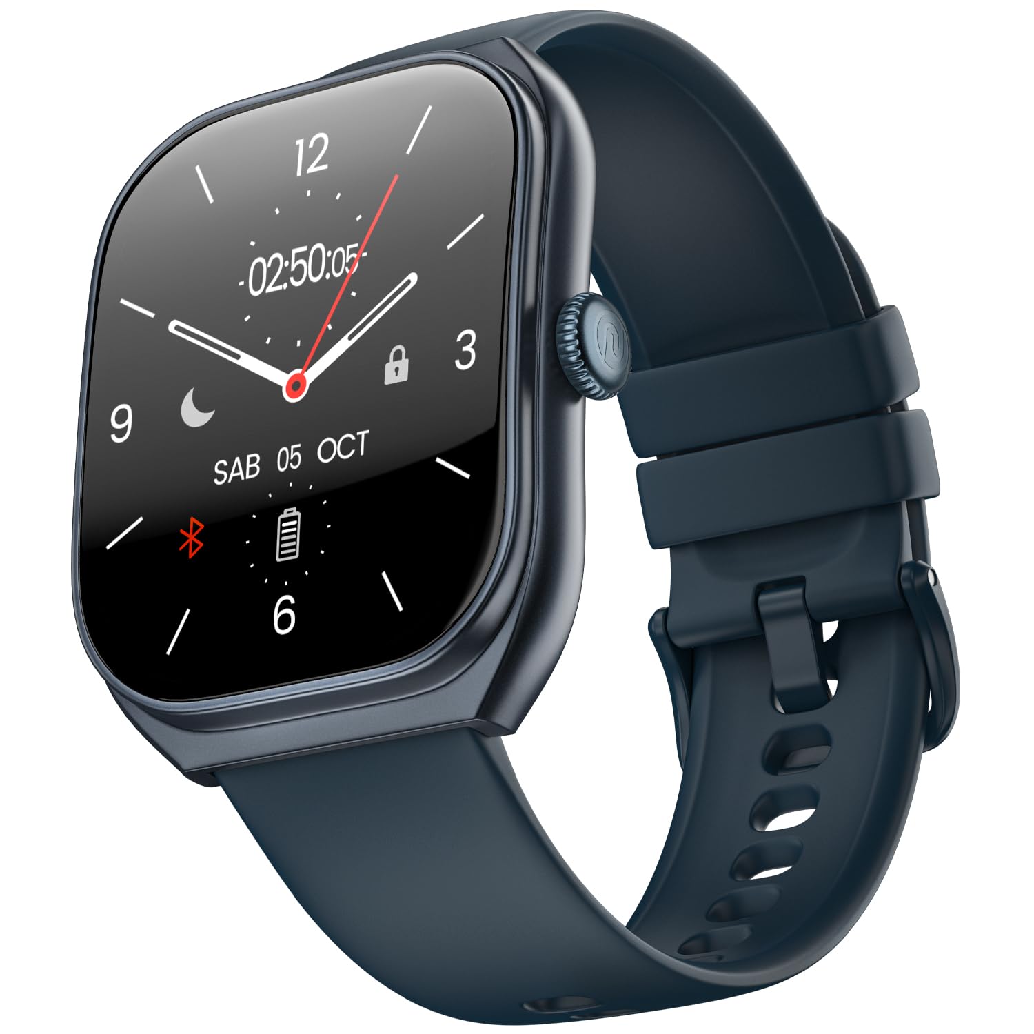 Noise Icon Arc 2.01" Immersive Curved Display Smartwatch, 10-Day Battery, 1ATM Water Resistant, Functional Crown, 100+ Sports Modes, Health Suite™, Voice Assistant, Built-in Games (Space Blue)-image-19
