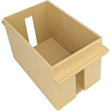 Extra-Capacity Rolled Coin Plastic Storage Tray, Half-Dollar, Beige 1 Tray