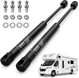 Vepagoo C16-08054 20 inch 100Lb Gas Struts Shock Lift Support - Fit for RV Bed Camper Bed Storage Heavy Duty Lid Pickup Truck Tonneau Cover Trailer Basement Door (Fit 85-115Lb Lid)