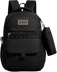 Mochila Versátil Unissex Grande - Escolar, Trabalho e Dia a Dia - Design Moderno, Material Impermeável, Resistente e Durável para Notebook
