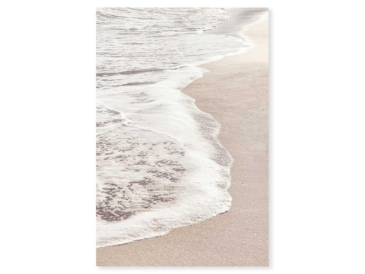 Tableau Rivage Rose de qualité supérieure : une grande toile imprimée 60x90 cm