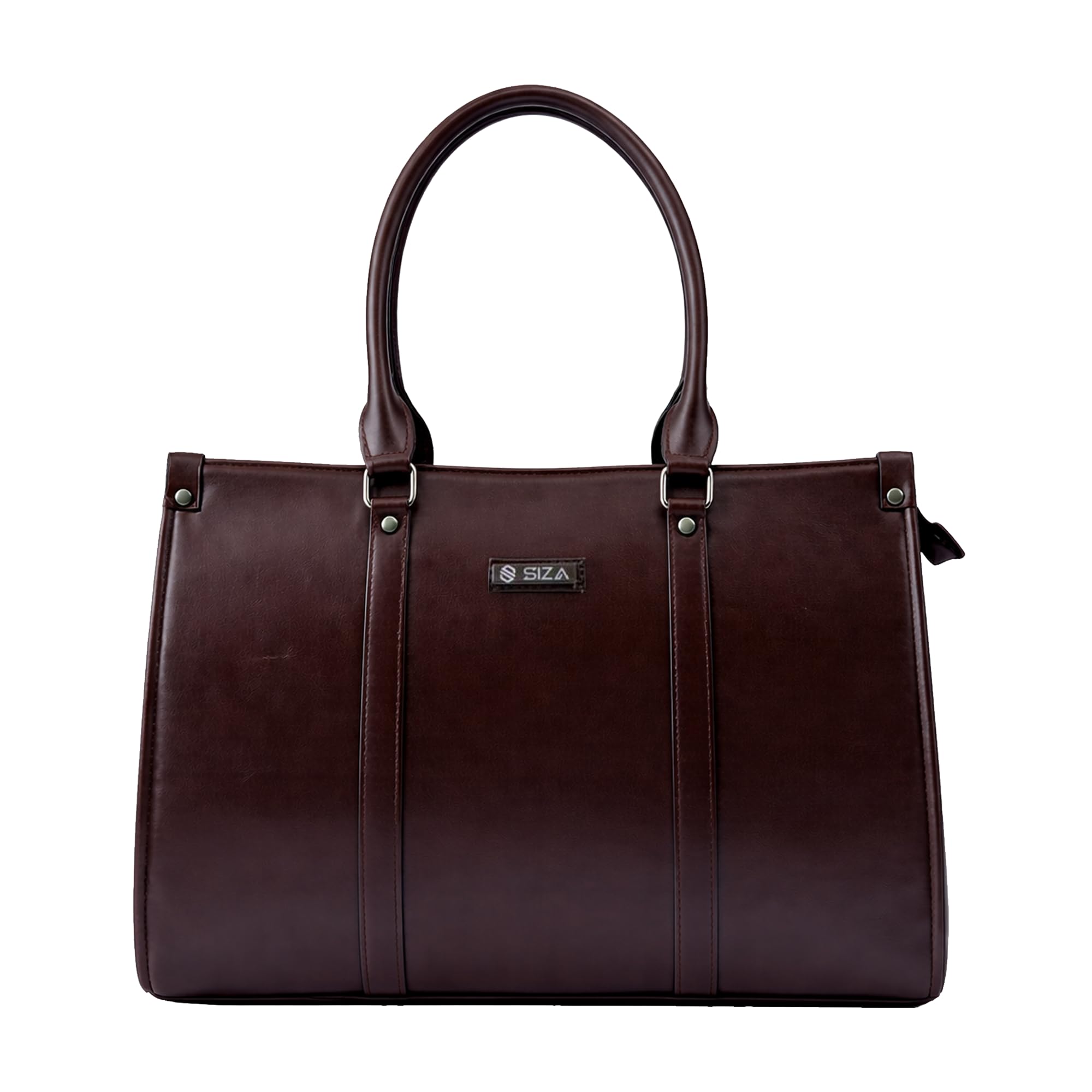 Premium Women’s Handbag, PU Leather Tote Bag with Dual Zip Compartments for Office and Style, Padded Laptop or Devices Sleeve, Detachable Shoulder Strap, Structured Formal Bag for Women-image-41