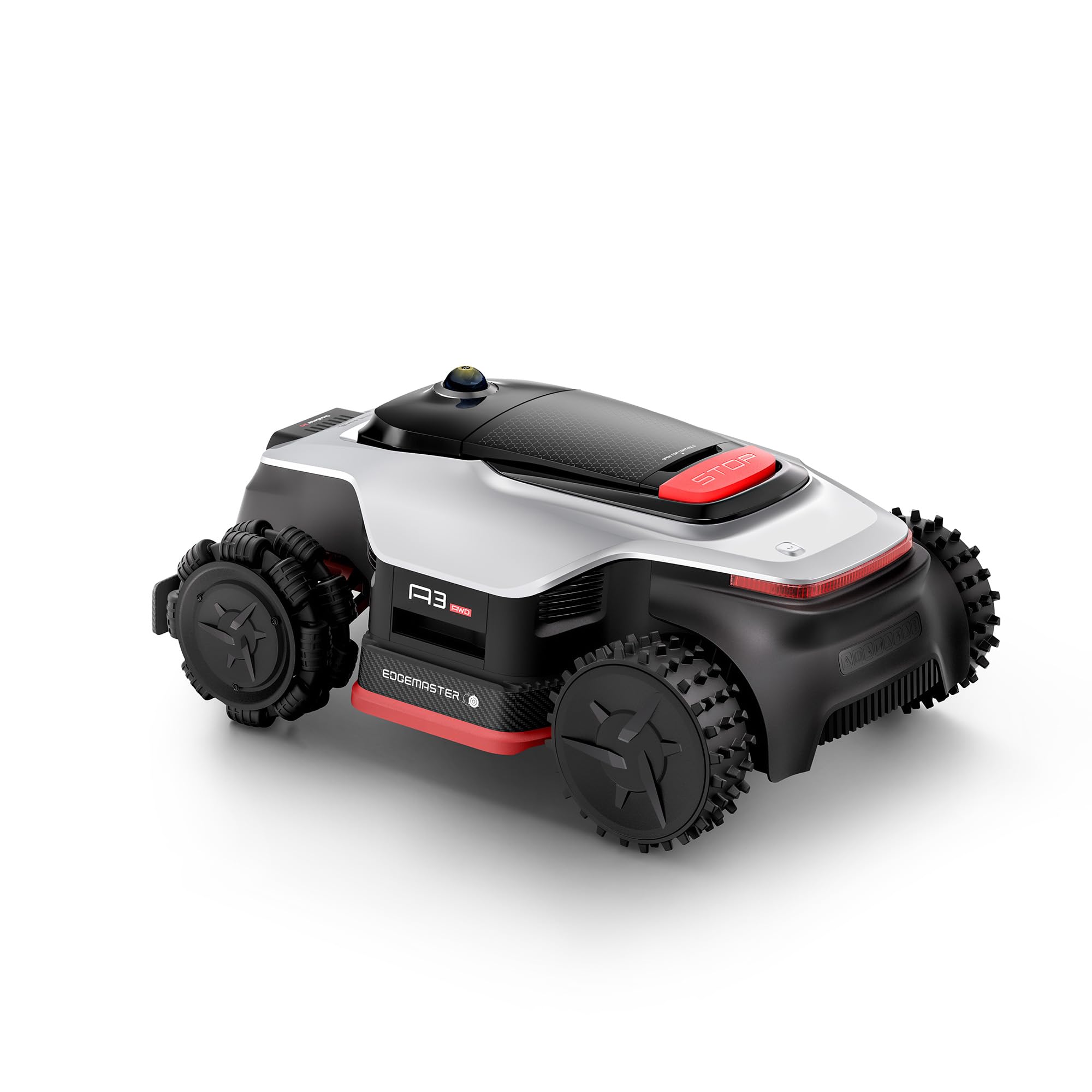 DREAME A3 AWD Pro 5000 Robot Mower para hasta 5000 m², Motores Hub 4WD, Sin RTK, LiDAR 3D 360° y Visión IA Dual, Capacidad de Subida de hasta el 80% (38,7°), EdgeMaster 2.0, Corte de Borde < 3 cm