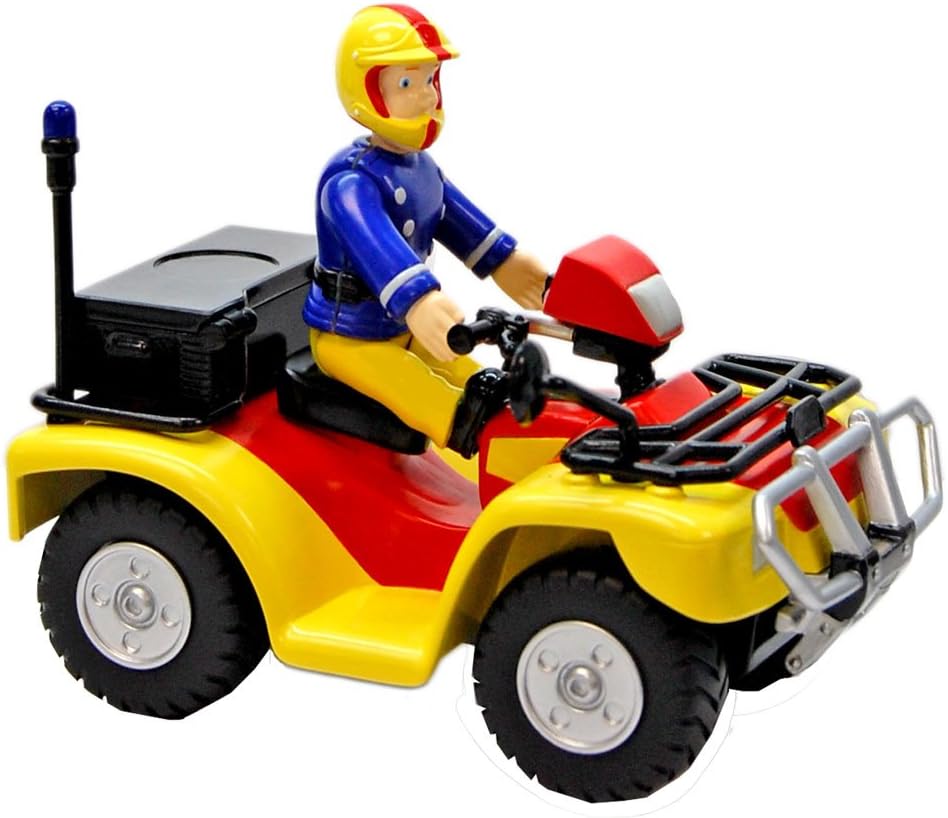 Fireman Sam Quad Bike Vehicle, Push Along Vehicle, Scaled Play, Imaginative Play, Preschool Toys